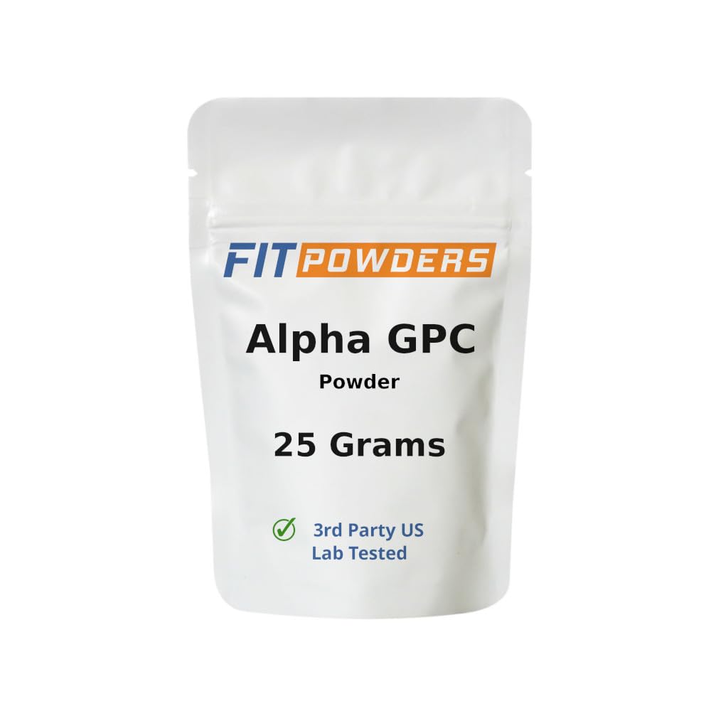 FitPowders Alpha GPC Powder Supplement 0.88 Ounce