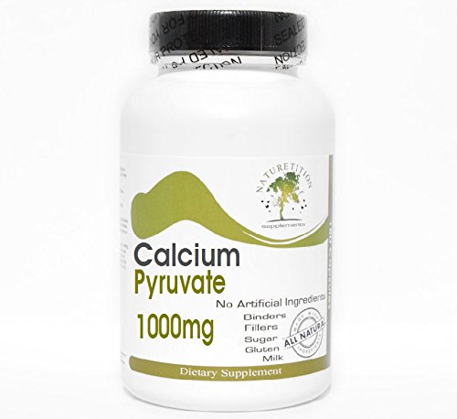 Naturetition Supplements Calcium Pyruvate 1000mg Capsules, 200 Capsules