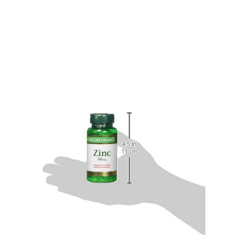 Nature's Bounty Zinc 50 mg Caplets, 600 Count