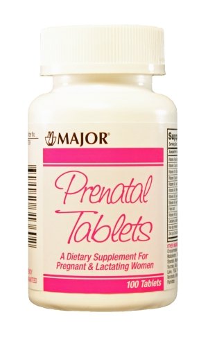MAJOR Prenatal Tablets 100 Tablets
