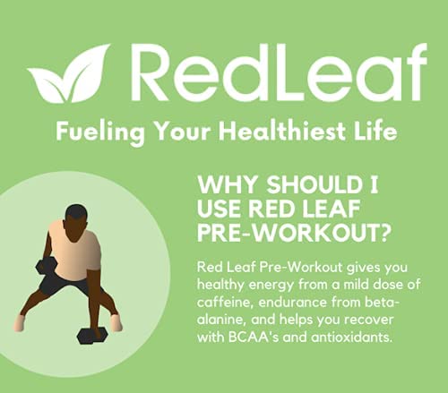 Red Leaf Pre Workout Energizer Powder 5.12 Ounce