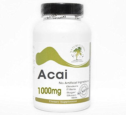 Naturetition Supplements Acai 1000mg, 180 Capsules