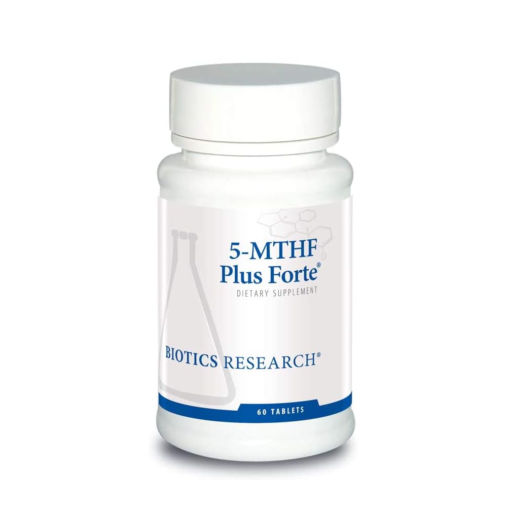 BIOTICS RESEARCH 5-MTHF Plus Forte Tablet, 60 Count