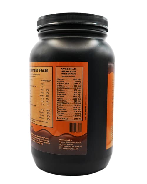 Beyond Health Natural Muscle Builder Premium Whey Protein Powder 32