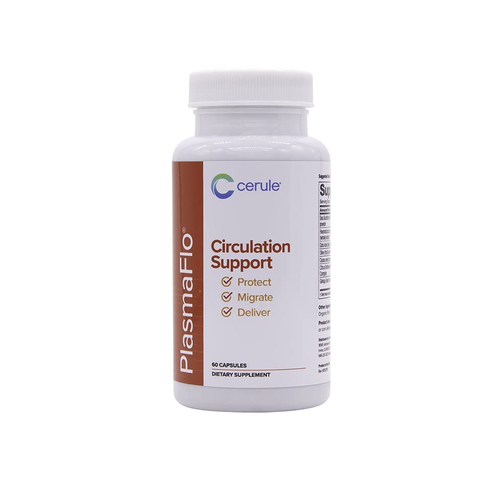 Cerule Plasmaflo Blood Flow and Circulation Support Supplement, 60 Capsules