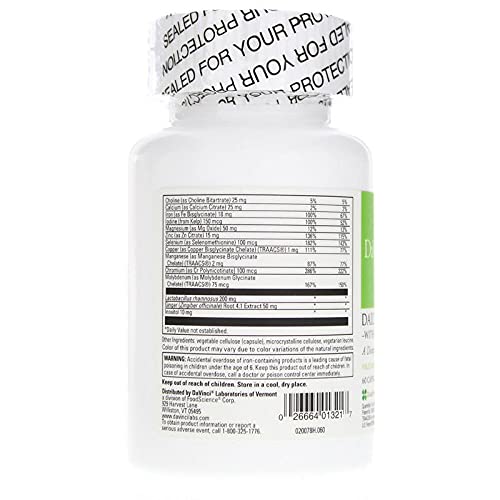 DAVINCI Daily Best Prenatal with Probiotics 60 Capsules