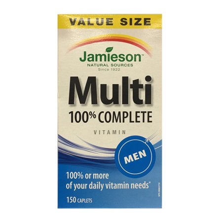 Jamieson 100% Complete Multivitamin for Men Caplets 150