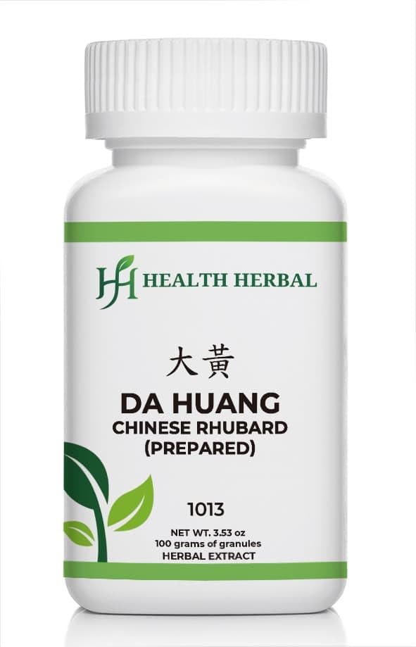 Health Herbal HH1013 Da Huang (Jiu)/Rhubarb Root and Rhizome (Prepared) Powder, 3.53 oz