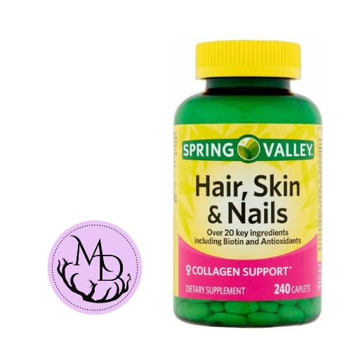 Generic Spring Valley Hair, Skin and Nails Vitamins Capsules, 240 Capsules