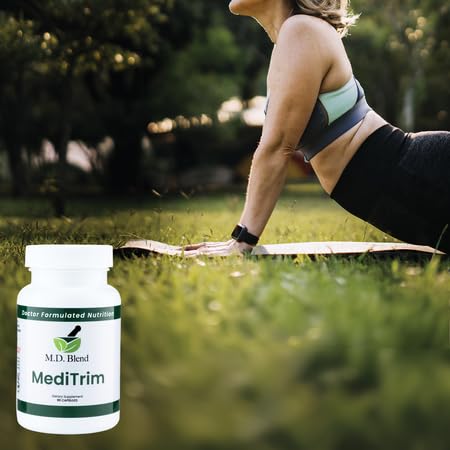 M.D. Blend MediTrim Energy Supplements Metabolism Booster Capsule 180 Capsules