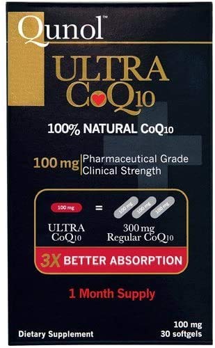 Qunol CoQ10 Softgels 100 mg, 90 Count