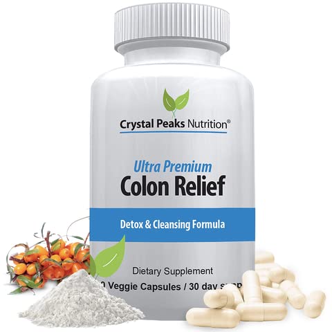 Crystal Peaks Nutrition Natural Colon Cleanser Capsules 60 Capsules