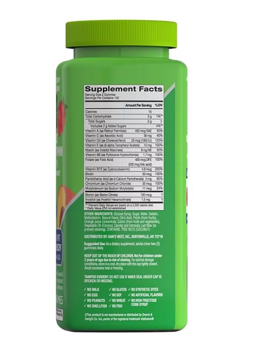 Generic Adult Multivitamin Gummies 260 Count