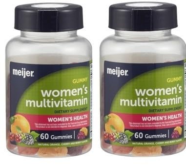 Kasa Style Meijer Women's Multivitamin Gummies Chewable 60 Count