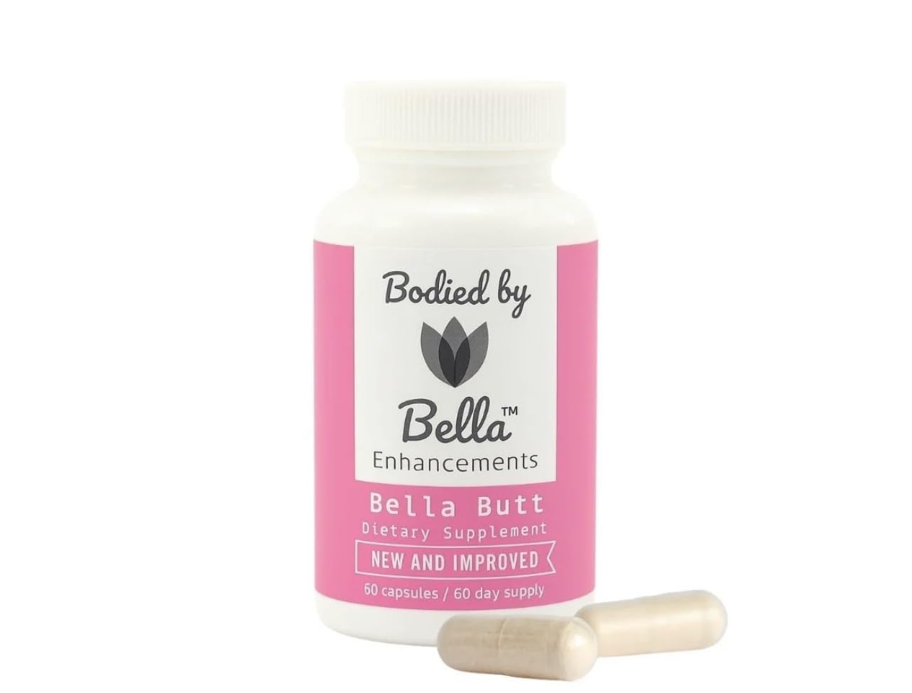 Bodied by Bella Max Strength Bella Butt Supply 60 Capsules