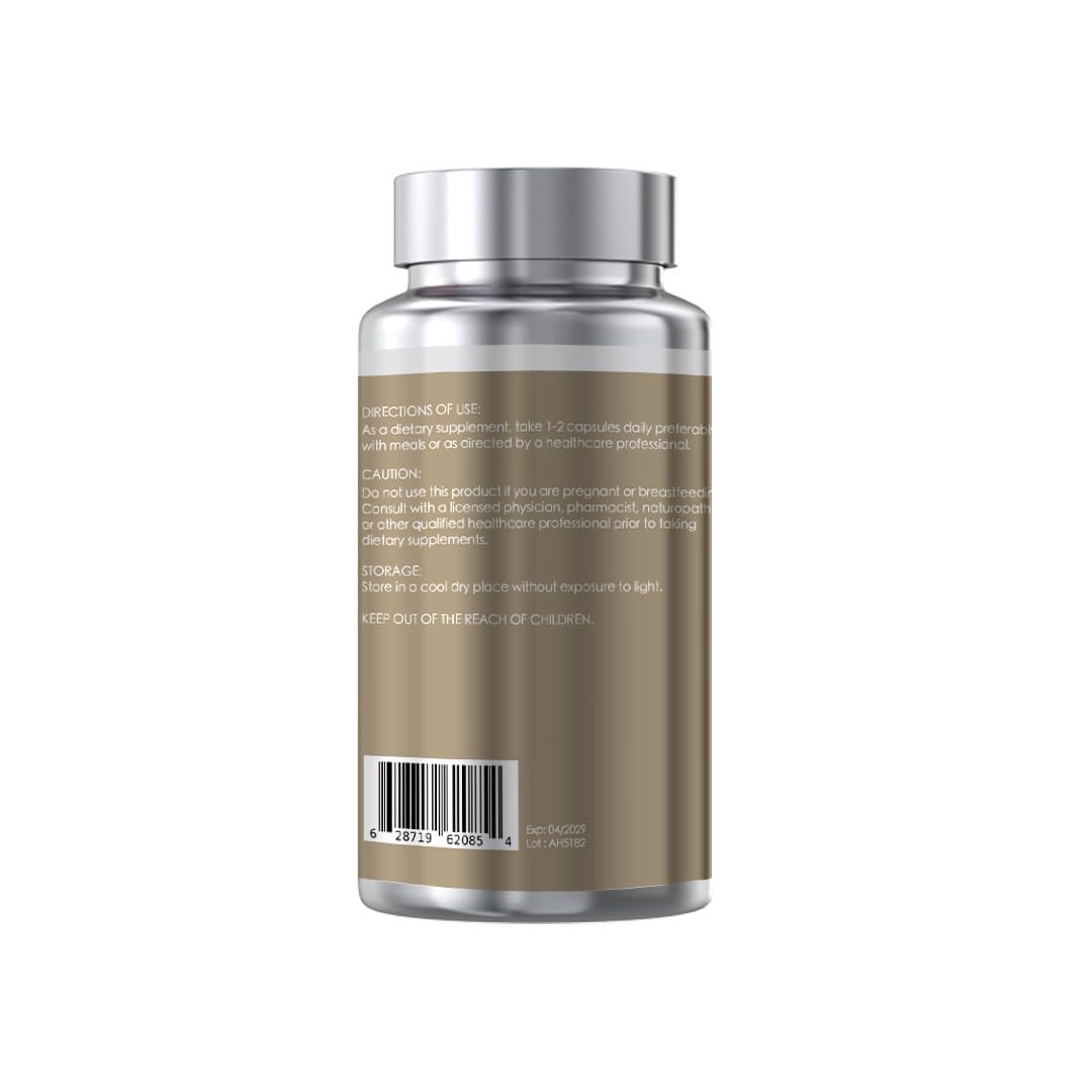 FOPIZ Anti-Glycation Capsule Alpha-Lipoic Acid & SOD & Collagen Tripeptide, 60 Count