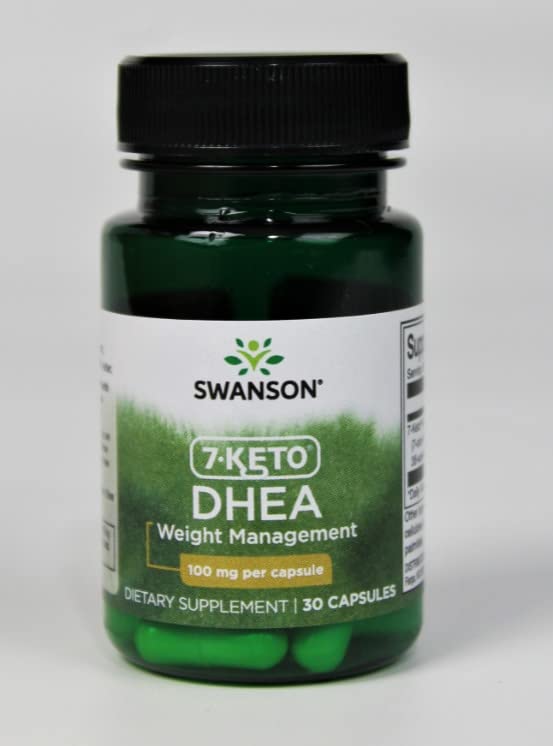 Swanson Diet 7-Keto DHEA 100 mg Capsules, 30 Count