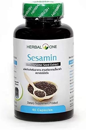 Generic Herbal One Black Sesamin 200mg Capsules 30 Count