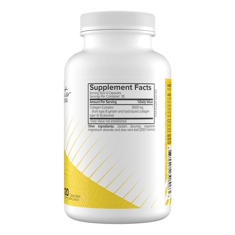 You Matter Wellness Ageless Collagen Hydrolyzed Collagen Supplement for Hair, Skin, Nails & Bone Support – Promote Skin Elasticity & Healthy Aging Capsule 120 Count