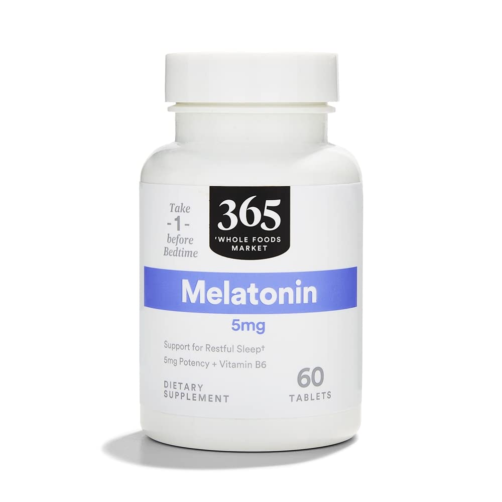 365 by Whole Foods Market Melatonin 5mg Tablet, 60 Tablets