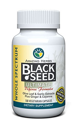 Amazing Herbs Black Seed Oil Capsules 100 Count