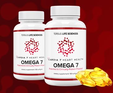 CARDIA7 Heart Health Omega 7 Softgels 1 Count