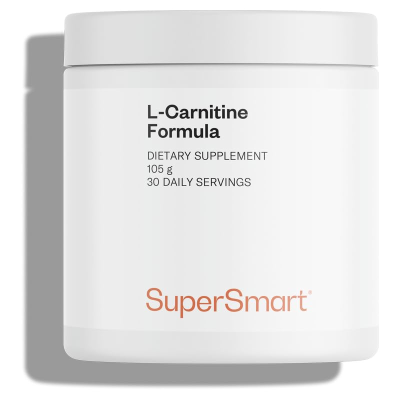 Supersmart L-Carnitine Formula with Acetyl & Tartrate Powder 3.7 oz