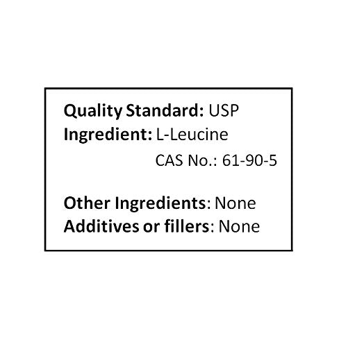 NuSci L-Leucine Pure Powder 17.5