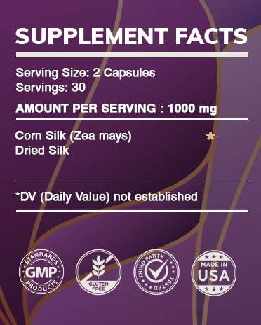HerbEra Earth's Love Corn Silk Capsules 60