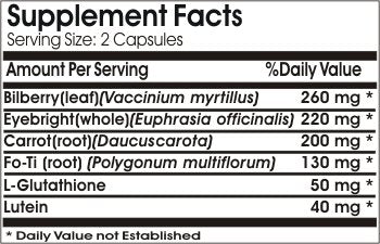 Naturetition Supplements Eye Max with Lutein 40mg 180 Capsules