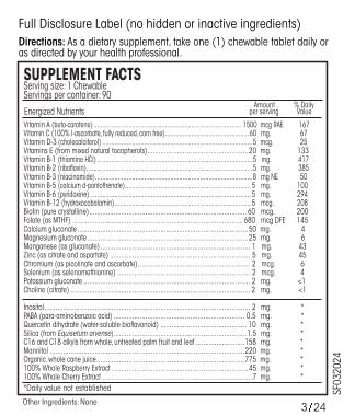 PERQUE Life Guard Chewables Tablet, 1 Tablet