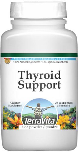 Terravita Thyroid Support Powder - Bugleweed, Motherwort and Lemon Balm, 4 oz