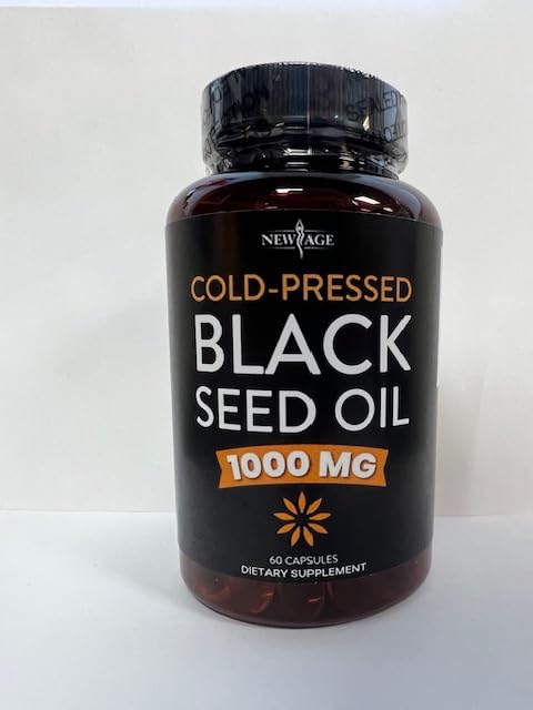 NEW AGE Black Seed Oil Softgel Capsules 180 Softgels