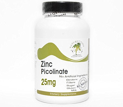 Naturetition Supplements Zinc Picolinate 25mg 200 Capsules