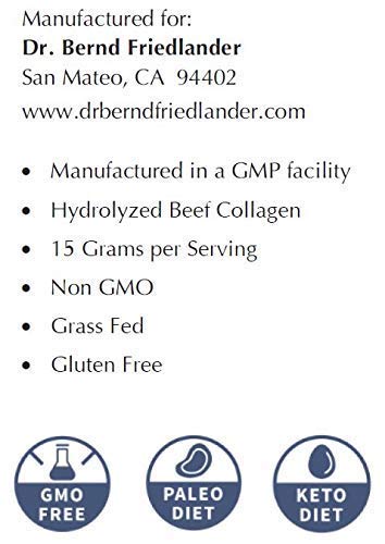 Dr. Bernd Friedlander Collagen Peptides Powder, 1 oz