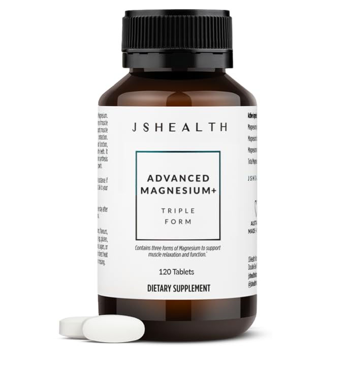 JSHealth Magnesium Supplement for Sleep Tablet 120 Tablets