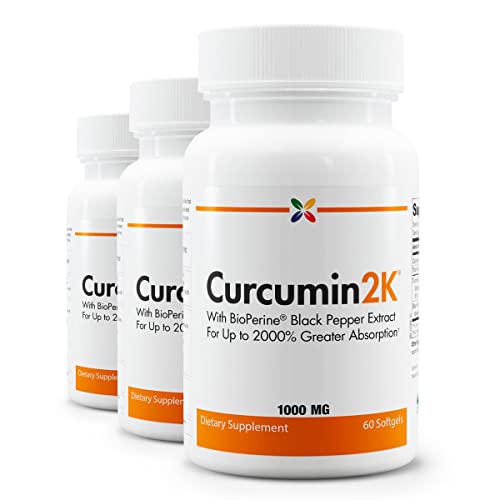 Stop Aging Now Curcumin2K Formula with Bioperine Capsules 180 Count