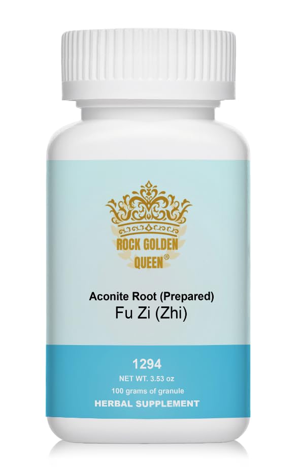 Rock Golden Queen Fu Zi (Zhi) Aconite Root (Prepared) Powder 3.53 oz