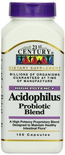 21st Century Acidophilus Probiotic Blend Capsules, 150-Count, Pack of 2