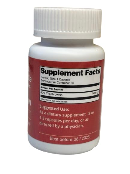 Fire In A Bottle Theabrownin 300mg, 60 Capsules