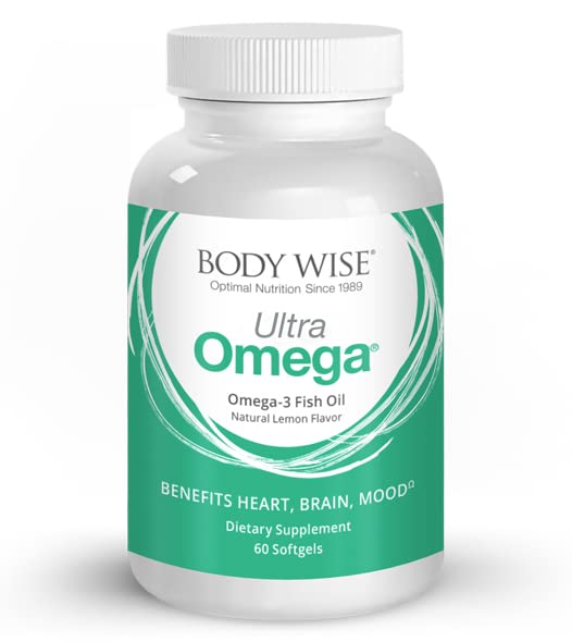 Be Bodywise Ultra Omega Triple Purified Omega-3 Fish Oil Softgels 60 Count