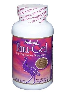 Purple Emu Ultra Emu-Gel Emu Oil Dietary Supplement Capsule, 90 Count