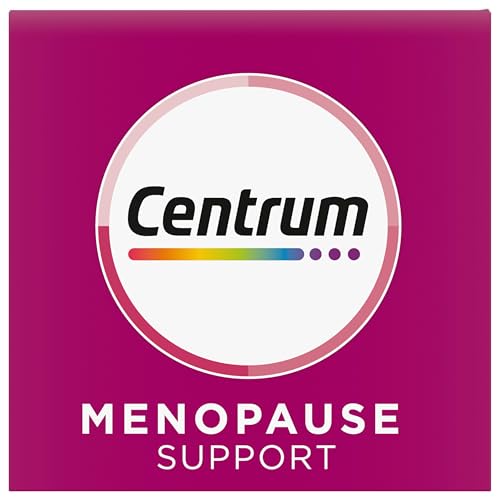 Centrum Complete Multivitamin Supplement + Hot Flash Support Menopause Support Tablets, with Clinically Studied geniVida, 30 Count