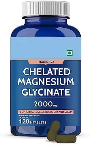 Generic Magnesium Glycinate 2000mg Tablet, 120 Tablets