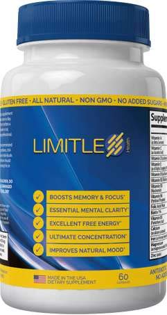 Limitless Fitness Limitless Health Brain Function Capsules 60