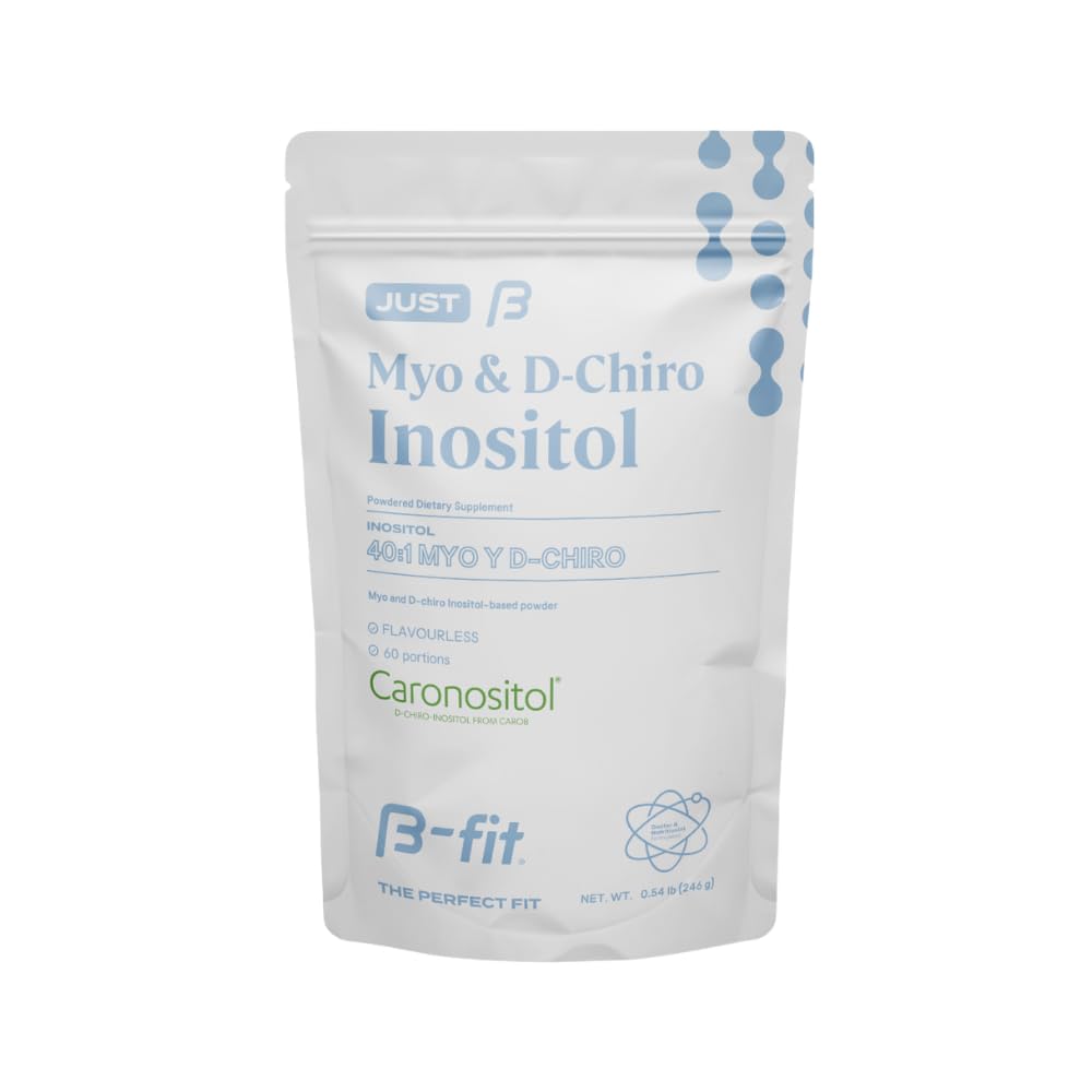 B-fit Inositol Supplement for Women - Myo & D-Chiro Inositol 40:1 for Optimal Hormonal Balance & Ovulation Support Powder, 8.68 oz