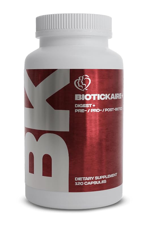 Kaire BioticKaire+ Multi-Action Digestive Enzymes 120 Capsules
