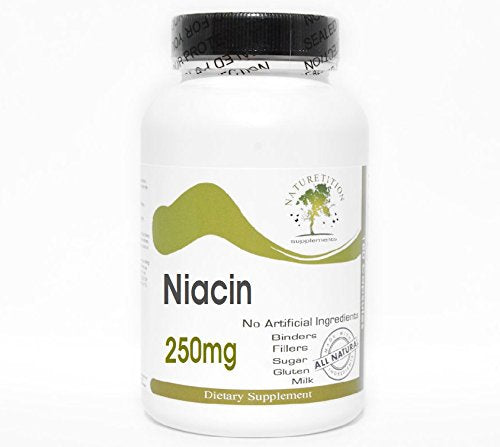 Naturetition Supplements Niacin 250mg Capsule, 200 Capsules