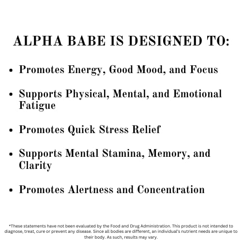 Were In This Together Alpha Babe 60 Capsules