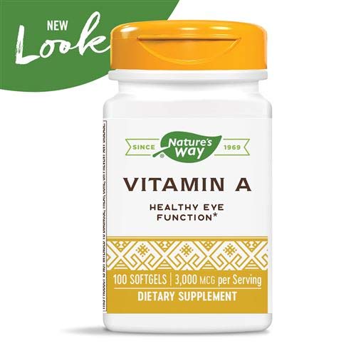 Nature's Way Vitamin A 10,000 IU Softgels, 200 Count